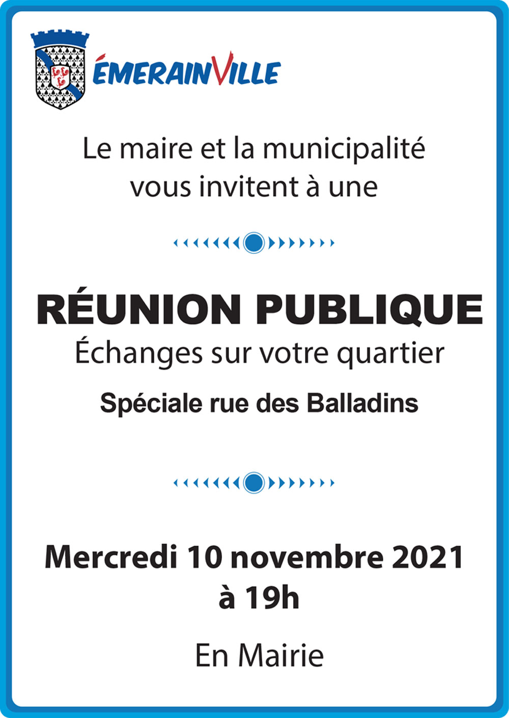 Lire la suite à propos de l’article RÉUNION PUBLIQUE I Rue des Balladins 19h ce soir