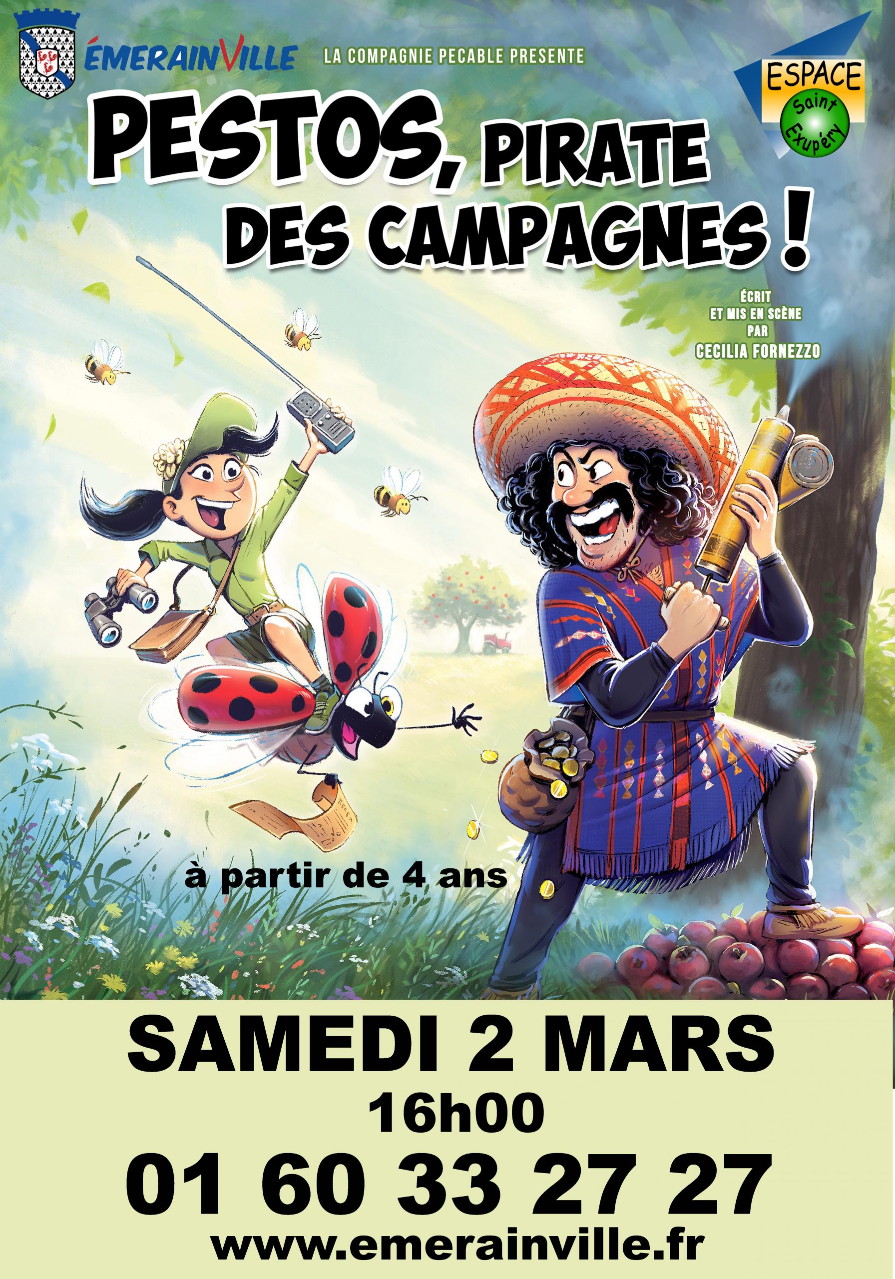 Lire la suite à propos de l’article Pestos, Pirate des Campagnes – samedi 2 mars à 16h – Espace Saint-Exupéry