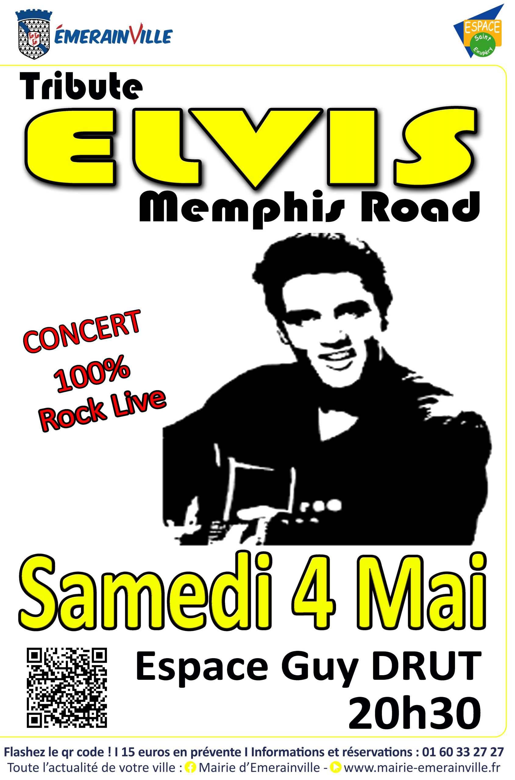 Lire la suite à propos de l’article Concert – Memphis Road, Tribute to Elvis